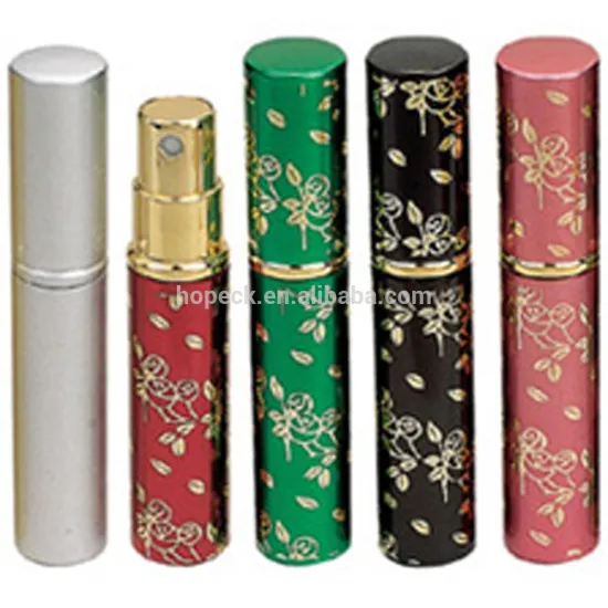 round shape aluminum twist perfume atomizer 3ml