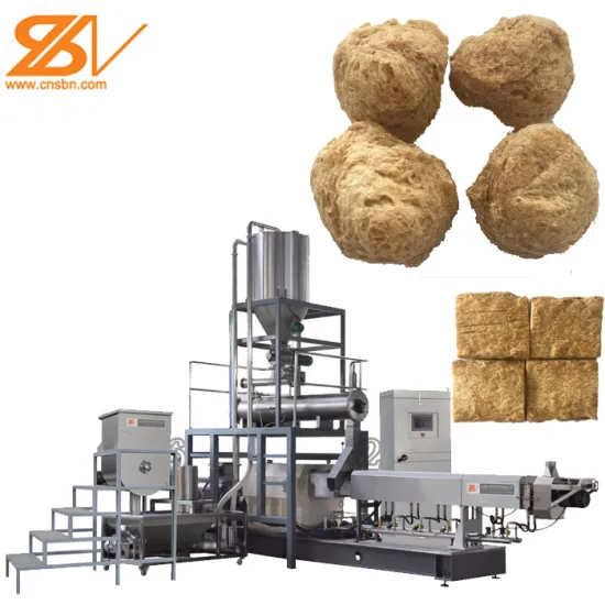 Soya Meat Food Production Line with Frozen Full Fat Soya Protein and Nutrition