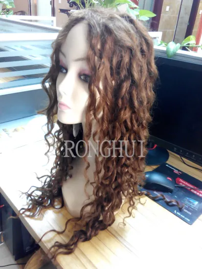 China supplier braiding hair long blonde 100 human hair wig