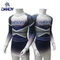 Custom cheer dance uniform design cheer uniforms rhinestones cheerleading uniforms