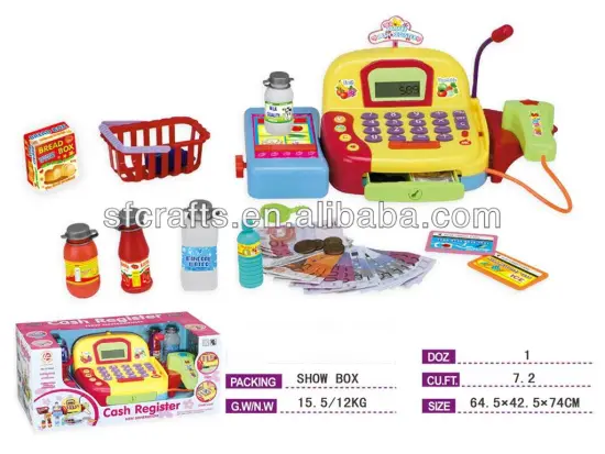 Funny plastic Cash Register Machine toys