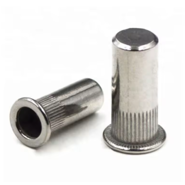 Porca de rebite escareada cega de cabeça chata