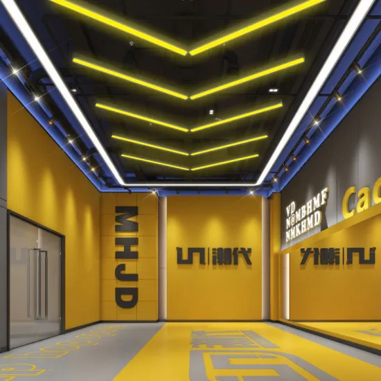 Customized Aluminium X Shape Chandelier for Living Room and Barber Shop