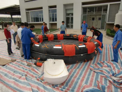 High Quality Inflatable Viking Life Raft - 65 Person Open-Reversible Type
