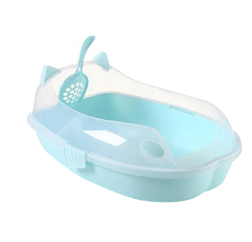 Plastic Cat Litter Box With Poop Scoop