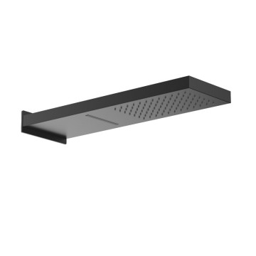 Cabezal de ducha tipo lluvia grande rectangular para baño