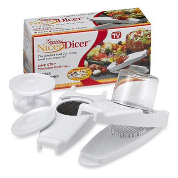 Nicer Dicer, Including 3 Blade Cutters, Made of Stainless Steel