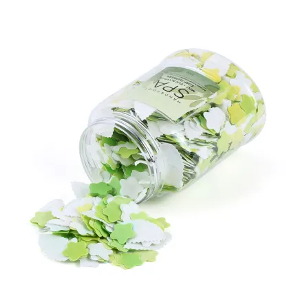 Customized Logo Disposable Soap Flake Soap Flower Paper