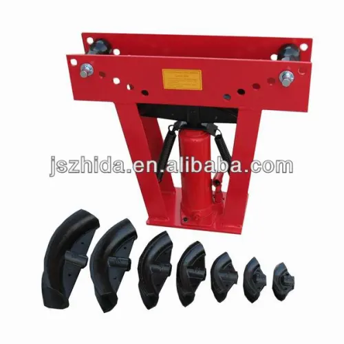 Heavy Duty Hydraulic Pipe Tube Bender 7 Dies Exhaust Bending 16ton