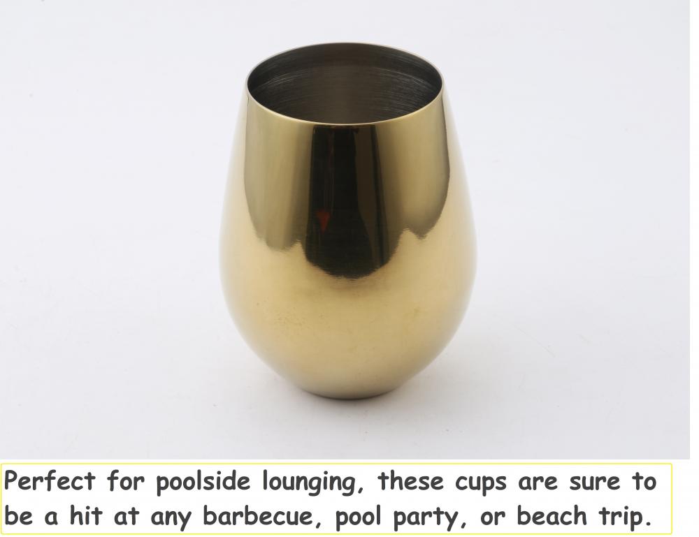 Stemless Wine Cup Set