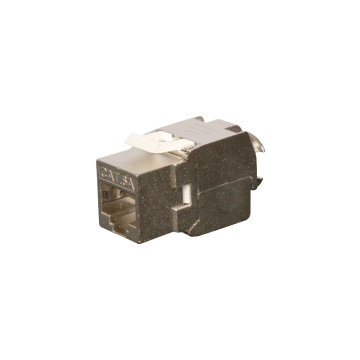 CAT6A RJ45 Modul Keystone Jack Toolless FTP SFTP Modul Rangkaian 8P8C dilindungi
