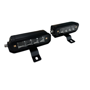 28W A-Pillar Combo Beam LED Pod Light with Bracket and Switch Wiring Harness Compatible with for   Wrangler JL/Gladiator JT