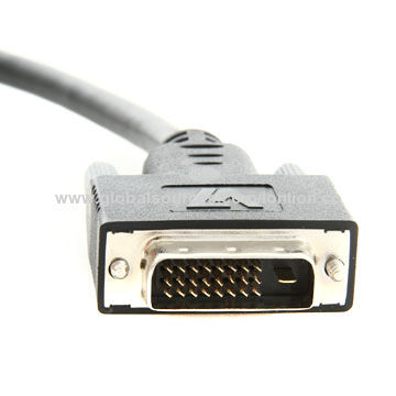 DVI Cable, 24 + 1K Gold Plated Connector, OEM Orders Welcomed