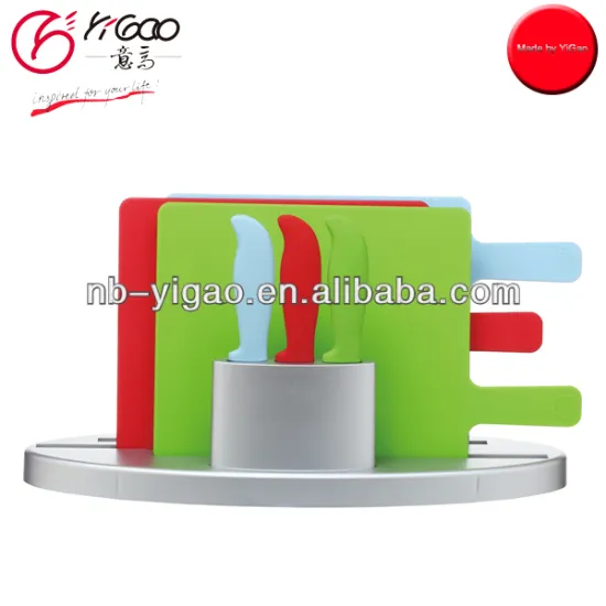 2014 hot sale new quality color coded cutting board