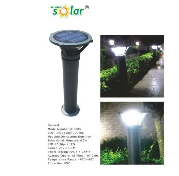 Solar Garden lamp for Lawn/Plaza/Outdoor terrace