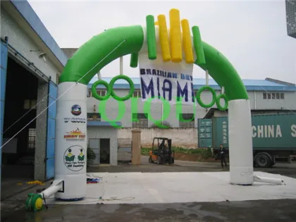 Commercial clown cartoon promotion inflatable arch door advertising