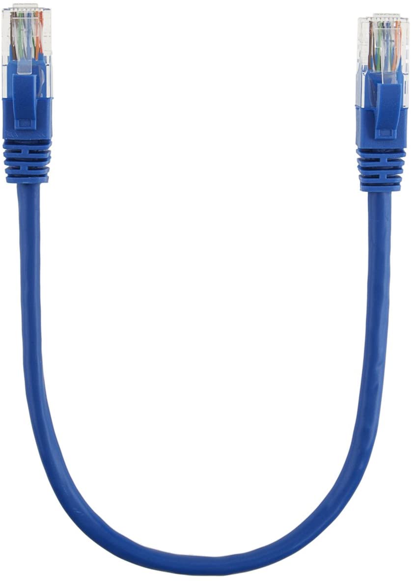 Câble réseau étanche extérieur robuste CAT6 bleu