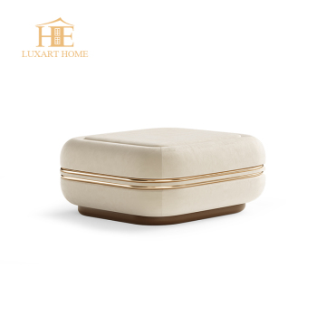 Custom Folding Storage Ottoman Bench: Modern Adjustable Fabric Storage Solution