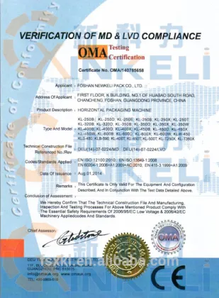 Frozen lemon slices flow packaging machine