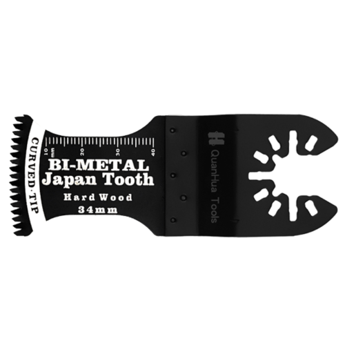 Curved Japanese tooth bimetallic