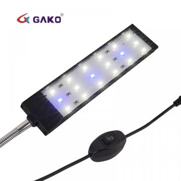 Luci a clip a LED Aquarium LED di pianta d&#39;acqua dolce bianca blu