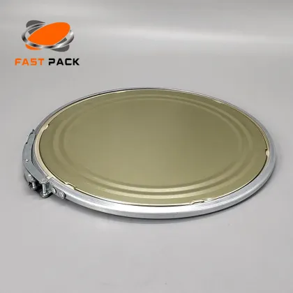 Metal lock lid with the ring