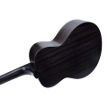 Guitare acoustique noire de 36 pouces