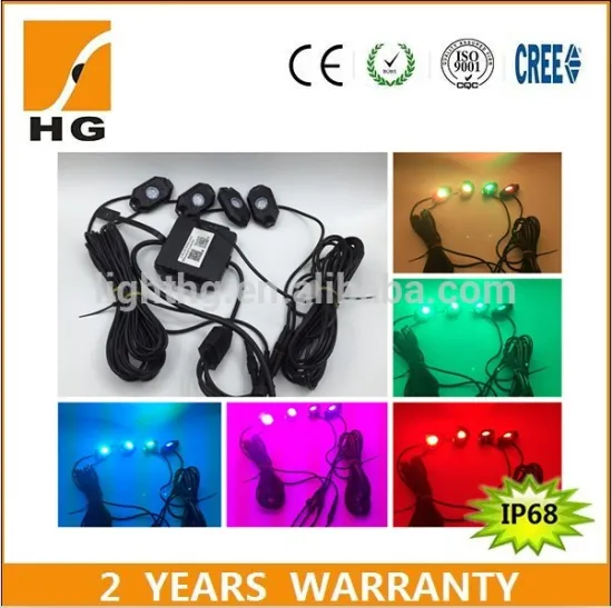 /HG-R01A/ Bluetooth RGB led rock light control via Phone App