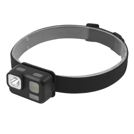 Super Bright Mini Headlight: AAA BatteryPowered Lightweight Multi-Function LED Headlamp with Red Light