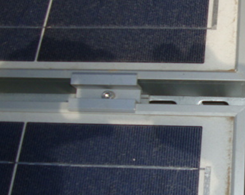 Solar panel fixed clips