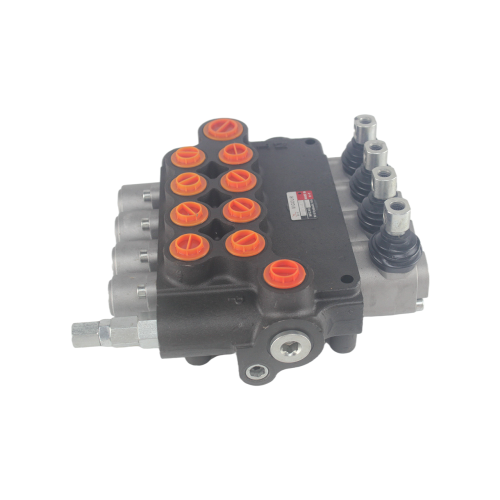 Hydraulic Control Monoblock Valve 80lpm 1-7 way hydraulic manual control monoblock valve Manufactory