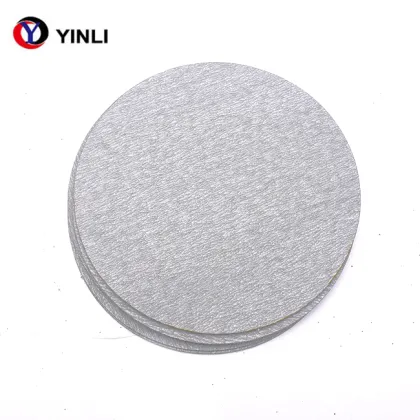 White Dry Sandpaper Disc/Sheet Without Holes