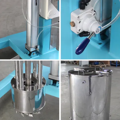 Pneumatic Lifting Paint Paste Grinding Machine