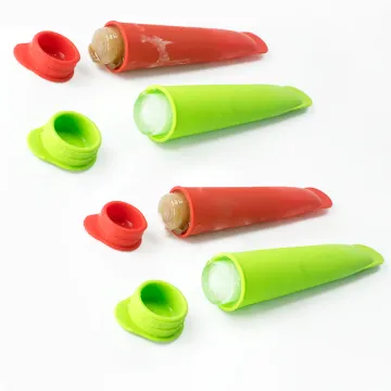 Stick Shape Silicone Snack Container with Lid
