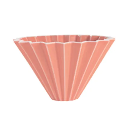Coffee filter cup ceramic dripper Origami shape