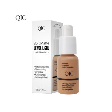 Matte Liquid Concealer Foundation: Pore-Covering and Moisturizing