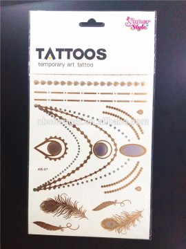 SUPER STYLE Skin Jewelry gold foil heat transfer sheets