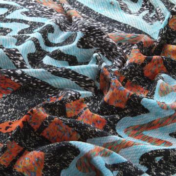 23mm Silk Crepe De Chine Digital Printed Fabric