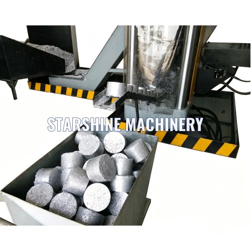 Brikettiermaschine, Aluminiumbrikettieranlage