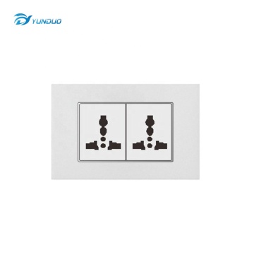 Power 2 Gang Multi Socket: Universal Waterproof 220V CE Certified 16A Copper Electrical Socket