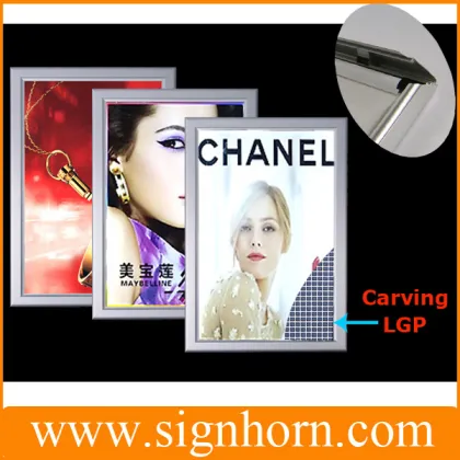 Advertising light box aluminum advertising lighting frames