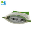eco-friendly zipper seal triangle tea plastic bags