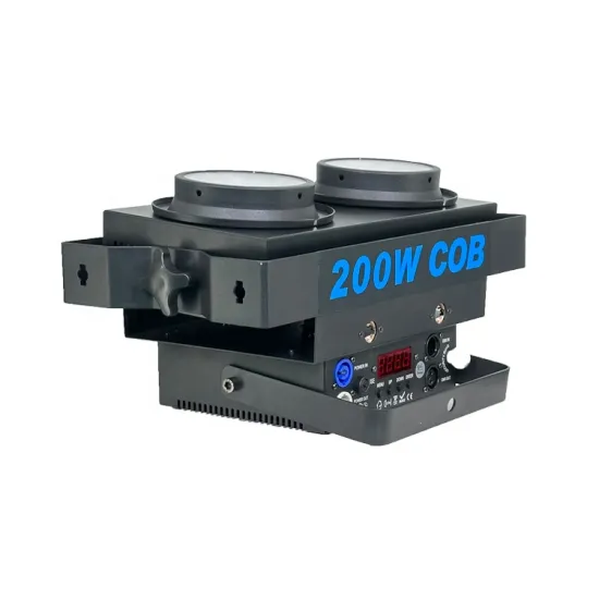 High-Quality 200W Bi-Color COB LED Warm/Cool White Blinder Light with DMX Control for Stage
