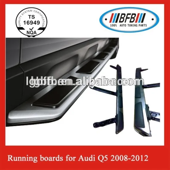 Auto parts side step running board for audi q5 fit for 2009-2013 cars