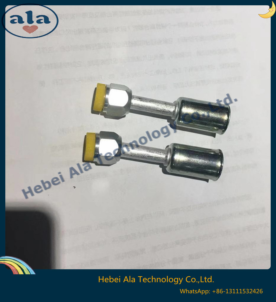 Al Joint With Iron Jacket Female Flare Auto Air Conditioning Hose Fittings Straight Ac Fittings Al Joint With Iron Jacket Female Flare Auto Air Conditioning Hose Fittings Straight Ac Fittings