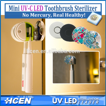 Toothbrush sterilizer mini uv led toothbrush holder