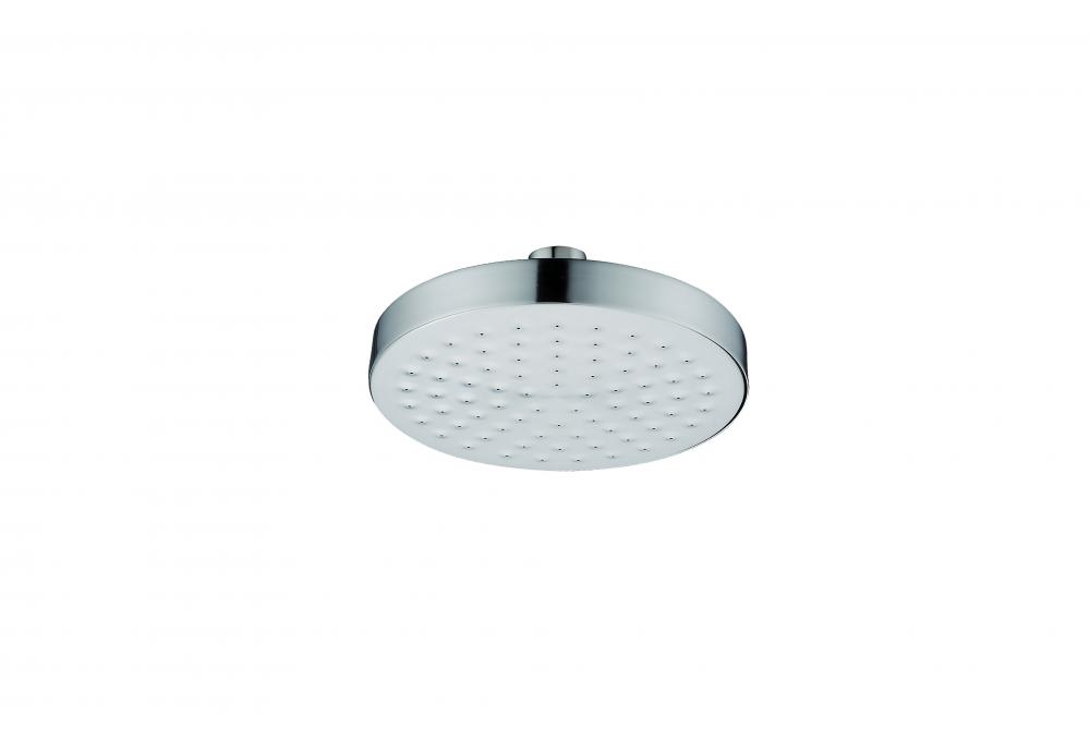 Ceiling shower head in bathroom at home