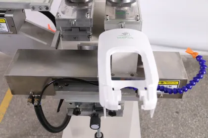 Semi-Auto TPM 2 Color Shoe Sole Small Toys Plastic Product Pad Printer