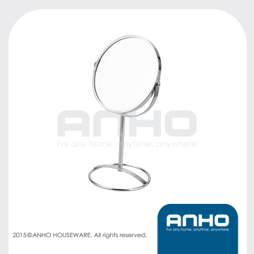 17cm Tabletop Two-Sided Swivel Vanity Mirror with 2x Magnification