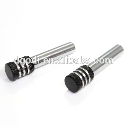 Professional custom made color anodized decorative car door lock knobs